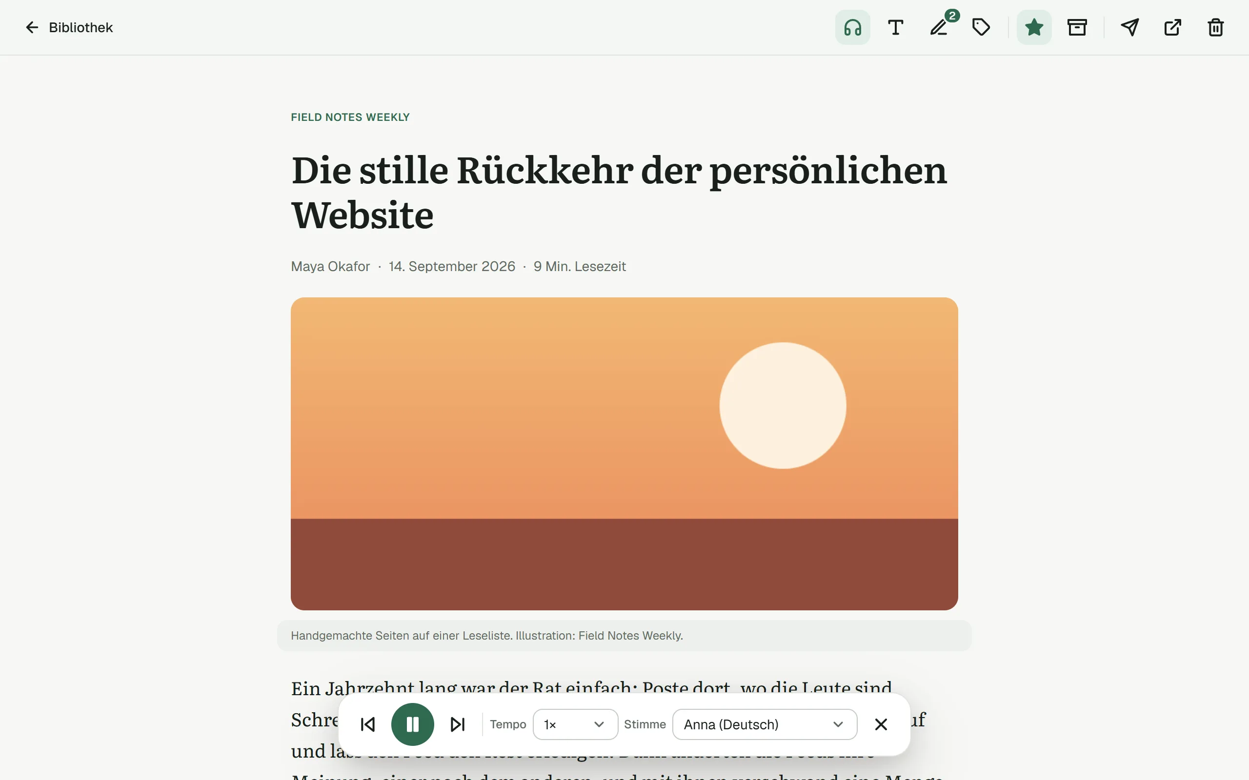 Vorlesen