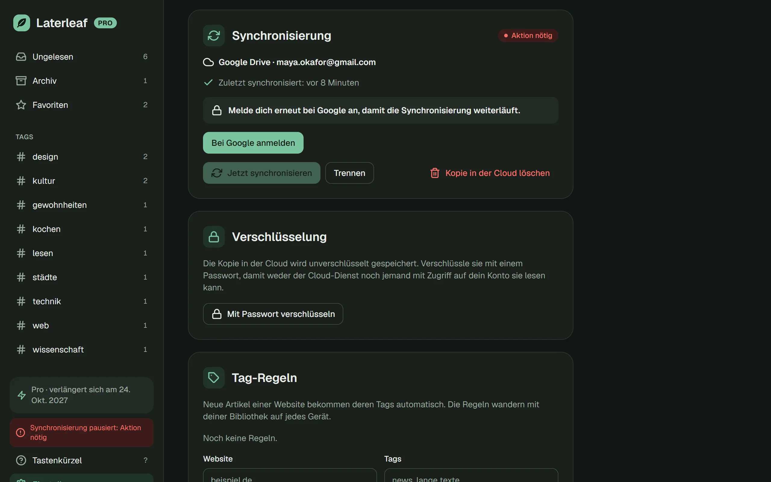 Synchronisierung