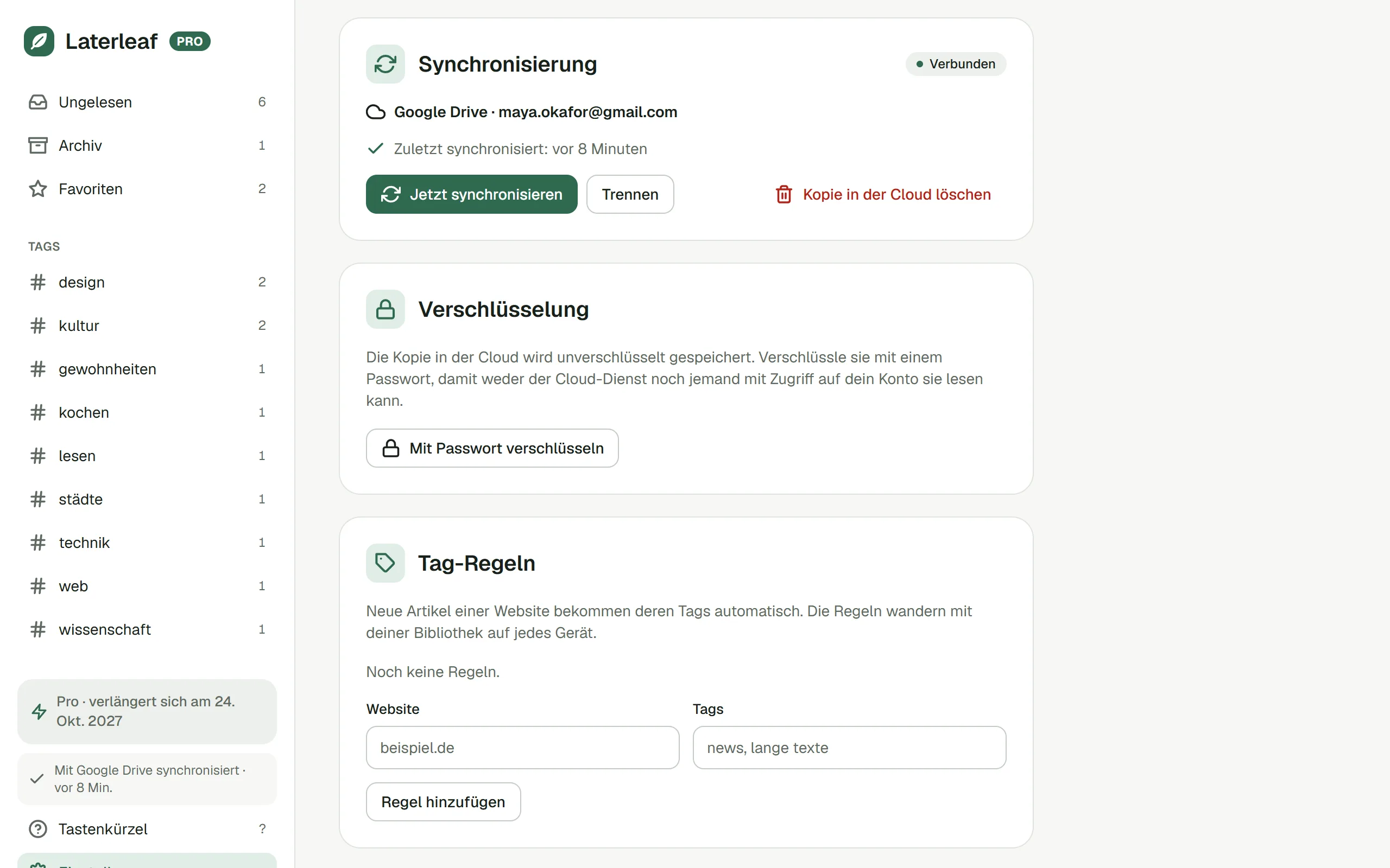 Synchronisierung