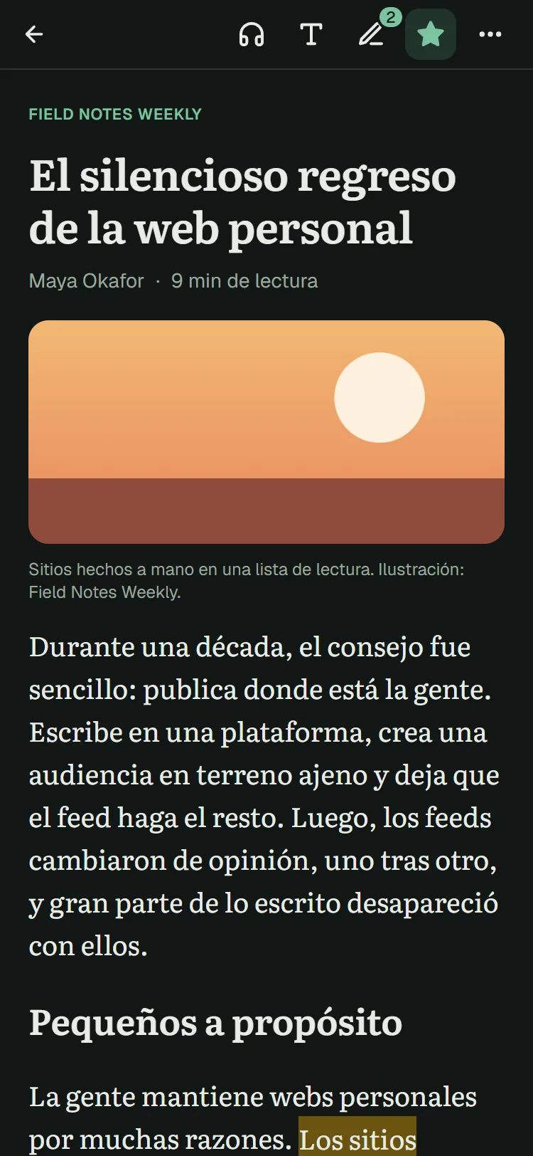 El silencioso regreso de la web personal