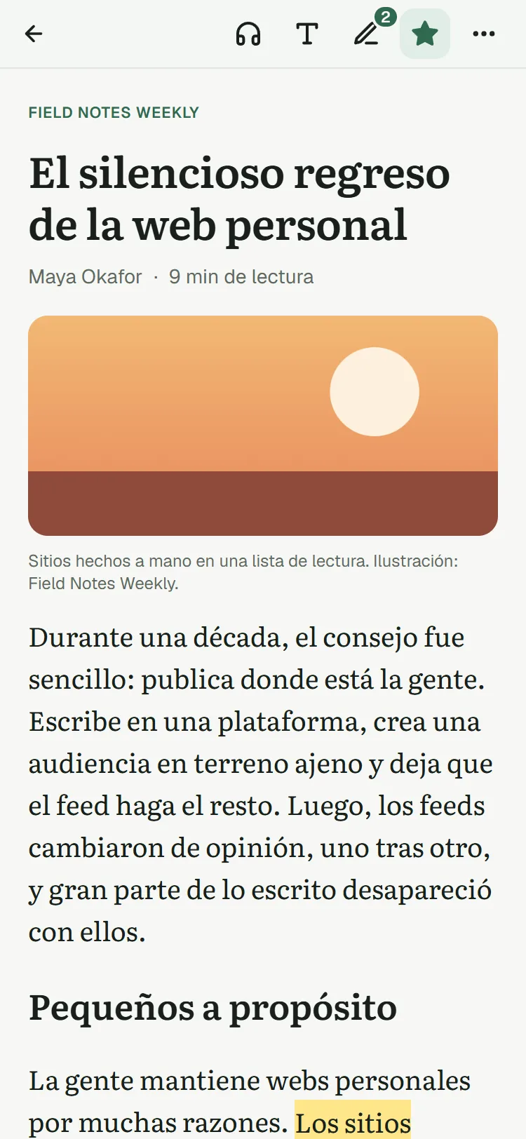 El silencioso regreso de la web personal