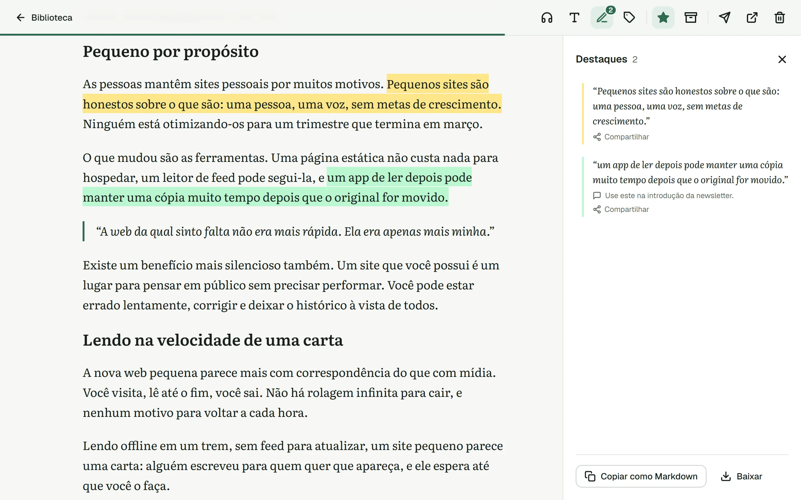 Destaques