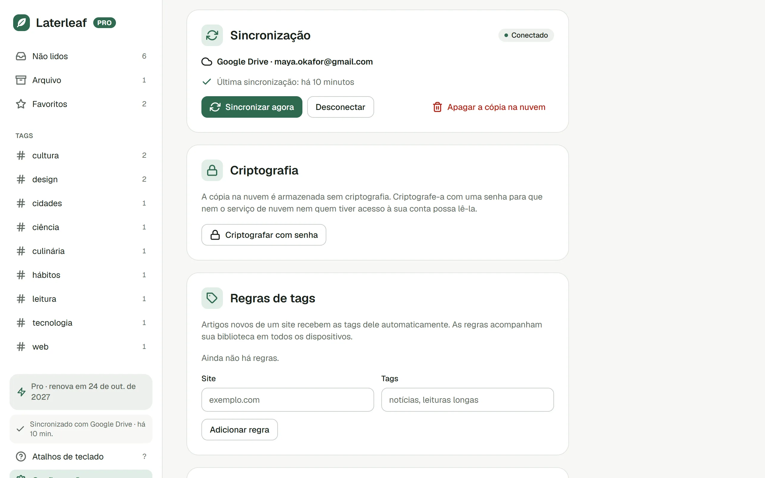 Sincronização